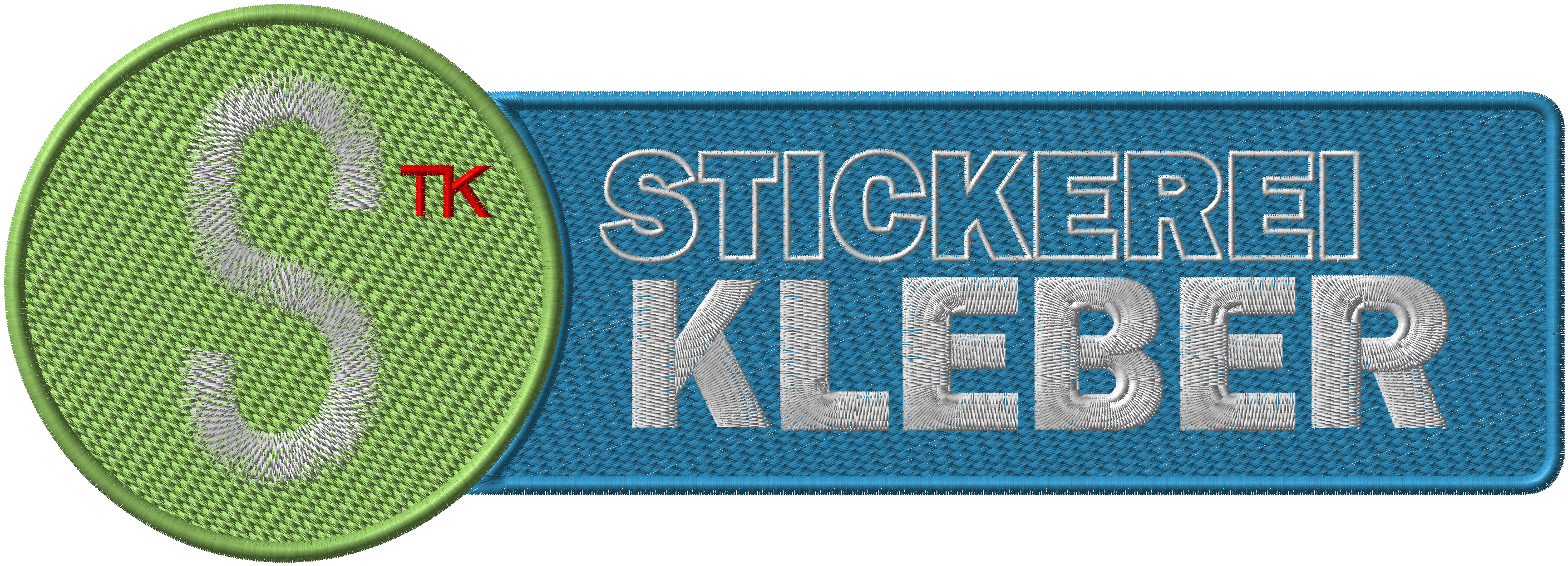 Stickerei Kleber